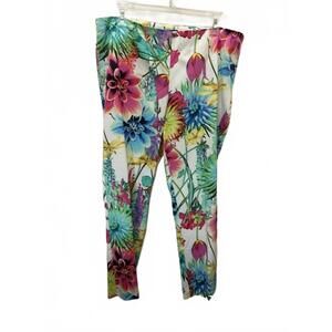 NEW 6 BY SIX women's floral garden pant in multicolor